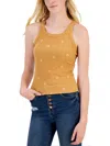 Hippie Rose Womens Tank Polyester Halter Top In Multi