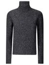 Hira Grey Turtleneck Sweater In Grey