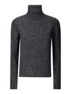 Hira Grey Turtleneck Sweater In Grey