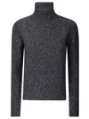 Hira Grey Turtleneck Sweater In Gray
