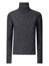 Hira Grey Turtleneck Sweater