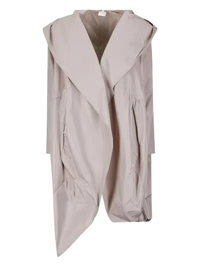 HIRA HOODED ASYMMETRICAL TRENCH