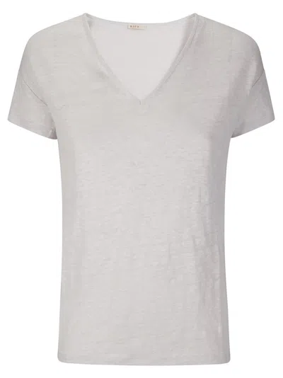 Hira V-neck Sweater In Silver