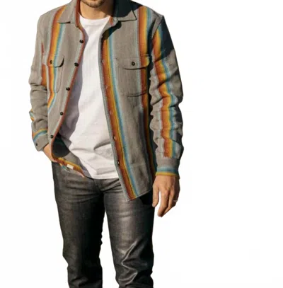 HIROSHI KATO BRACE SHIRT IN BAJA GREY