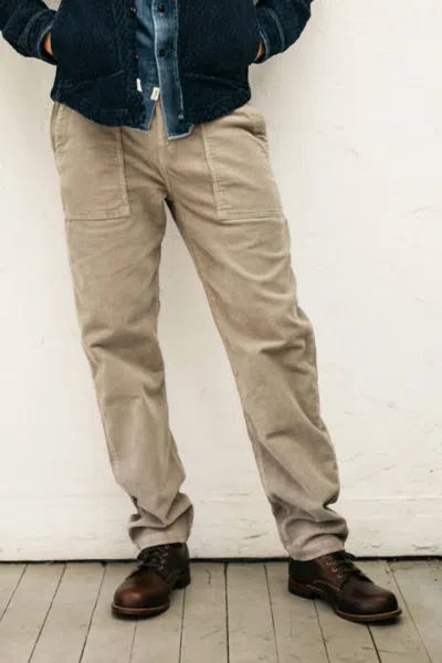 Hiroshi Kato Fatigue Pants 16w Corduroy Pants In Light Gray In Multi