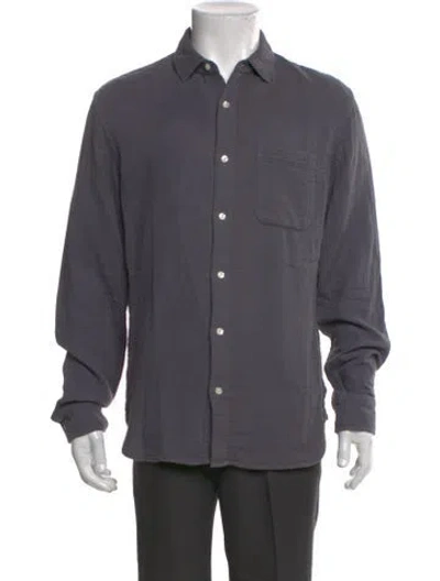 Pre-owned Hiroshi Kato Long Sleeve Shirt In Gray