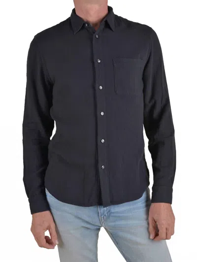 HIROSHI KATO RIPPER SHIRT IN GAUZE BLACK