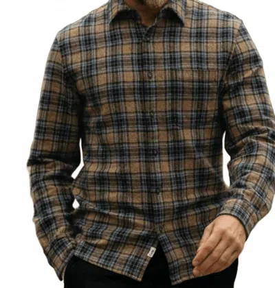 Hiroshi Kato Ripper Triple Twist Plaid Shirt In Daylight In Multi