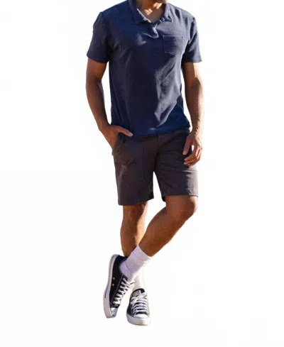 Hiroshi Kato Scout Fatigue Shorts In Iron Gray In Multi