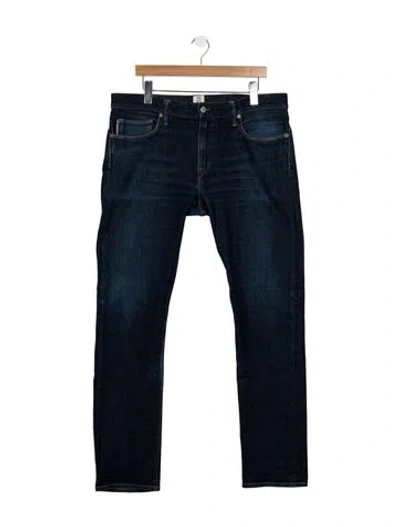 Pre-owned Hiroshi Kato Slim Fit Jeans In Blue