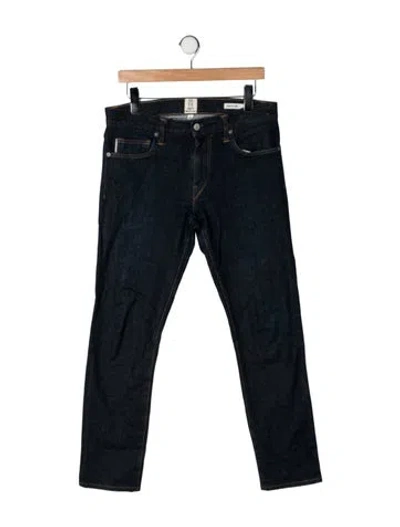 Pre-owned Hiroshi Kato Straight-leg Jeans In Black