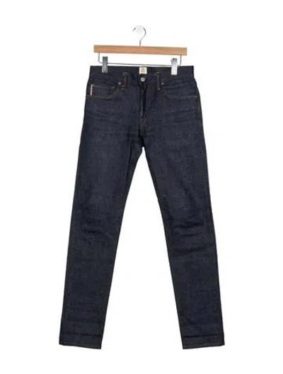 Pre-owned Hiroshi Kato Straight-leg Jeans In Blue