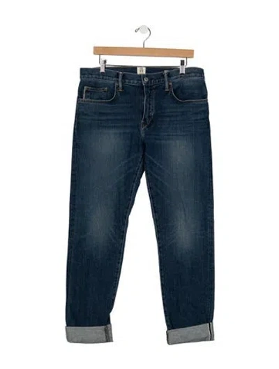 Pre-owned Hiroshi Kato Straight-leg Jeans In Blue