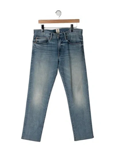 Pre-owned Hiroshi Kato Straight-leg Jeans In Blue