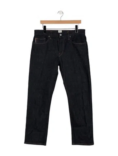 Pre-owned Hiroshi Kato Straight-leg Jeans In Blue