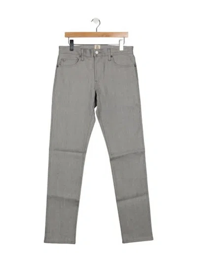 Pre-owned Hiroshi Kato Straight-leg Jeans In Grey