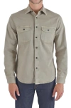 Hiroshi Kato The Brace Button-up Shirt In Sand Stone