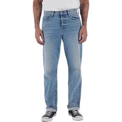 Hiroshi Kato The Pail Loose Straight Leg 12.5-ounce Slub Selvedge Jeans In Blue