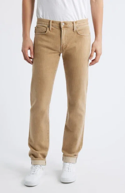 Hiroshi Kato The Pen Slim Fit 10.5-ounce Stretch Selvedge Jeans In Rustic Copper