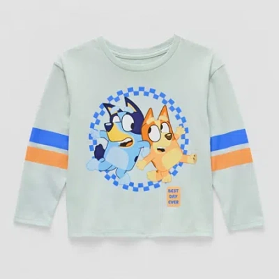 His International Babies' Toddler Boys Crew Neck Long Sleeve Bluey Graphic T-shirt In Multi
