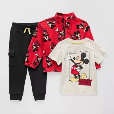 His International Babies' Toddler Boys Mickey Mouse 3-pc. Pant Set In Multi