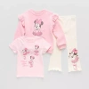 His International Toddler Girls 3-pc. Minnie Mouse Legging Set In Pink