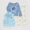 His International Toddler Girls Bluey 3-pc. Pant Set In Blue