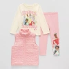 His International Toddler Girls Princess 3-pc. Pant Set In Pink