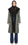 Hiso Ever Sheepskin Reversible Jacket In Multi