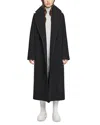 Hiso Harper Wool Blend Maxi Coat In Black
