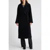 Hiso Isabella Wool Blend Coat In Black