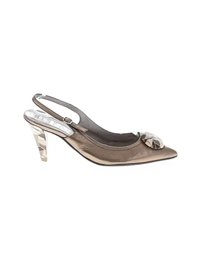 Pre-owned Hispanitas Heels In Tan