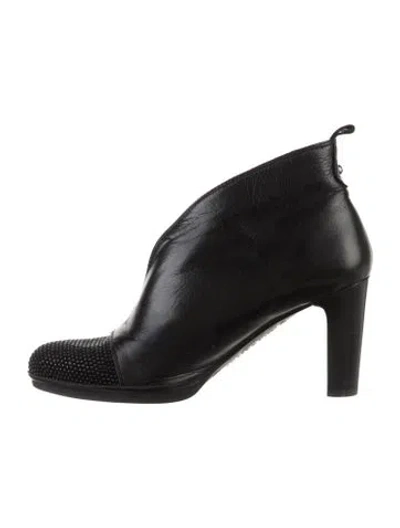 Pre-owned Hispanitas Leather Boots In Black