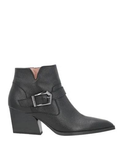 Hispanitas Woman Ankle Boots Black Size 8 Leather