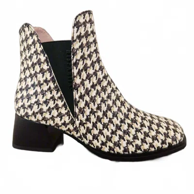 Hispanitas Women's Hi254388 Ankle Boot In Houndstooth In Multi