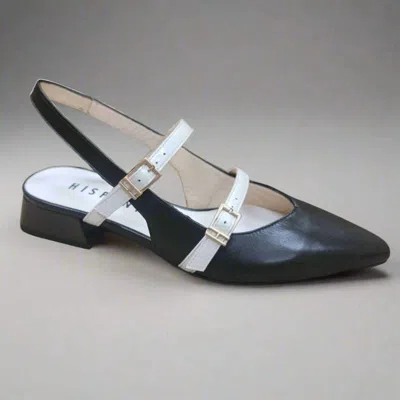 Hispanitas Women's Slingback Shoes In Black/white In Multi