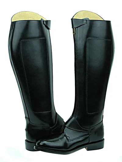 Pre-owned Hispar® Hispar Invader-2 Man Mens Tall Knee High Leather Equestrian Polo Riding Boots In Black