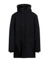 Historic Man Coat Midnight Blue Size Xxl Polyester, Viscose, Elastane In Black