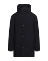 Historic Man Coat Midnight Blue Size Xxl Polyester, Viscose, Elastane In Black