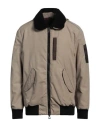 Historic Man Jacket Light Brown Size L Polyamide, Polyurethane