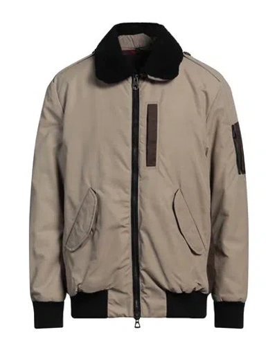 Historic Man Jacket Light Brown Size L Polyamide, Polyurethane