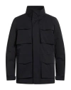 Historic Man Jacket Midnight Blue Size 38 Polyamide, Elastane In Black