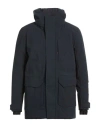 Historic Man Jacket Midnight Blue Size Xl Polyester, Elastane In Blue