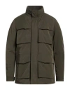 Historic Man Jacket Military Green Size 38 Polyamide, Elastane