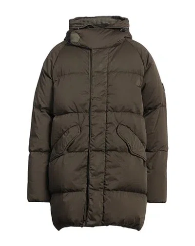 Historic Man Puffer Khaki Size L Cotton, Nylon, Polyester
