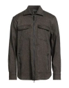 Historic Man Shirt Beige Size L Wool, Nylon