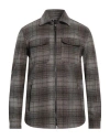 Historic Man Shirt Taupe Size Xxl Wool, Nylon