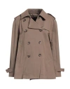 Historic Woman Jacket Brown Size S Cotton, Polyester
