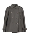 Historic Woman Jacket Military Green Size S Cotton, Polyester In Green