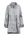Historic Woman Overcoat & Trench Coat Grey Size S Nylon